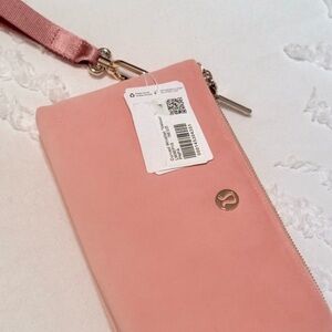 Lululemon Athletica Blush Pink Wristlet